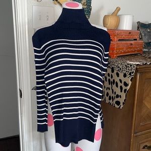 Ralph Lauren Turtleneck Striped Sweater